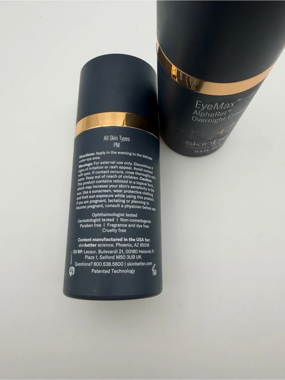 Skinbetter Science EyeMax AlphaRet Overnight Eye Cream — Black